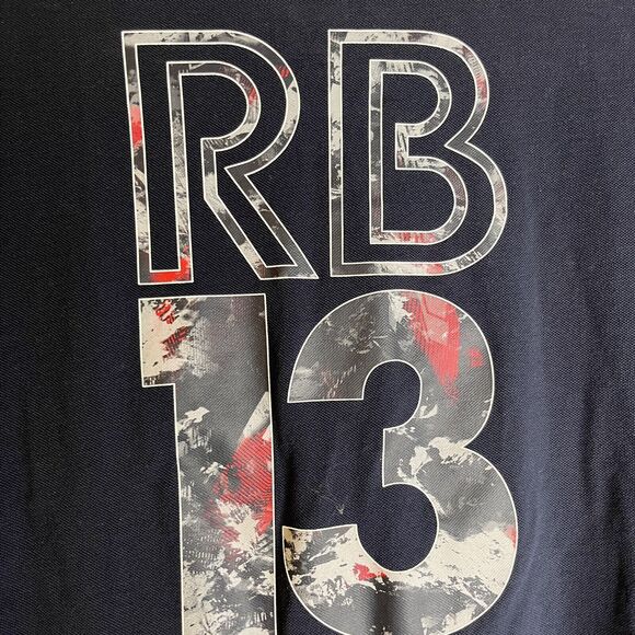 Puma Red Bull Racing Blue Button Down Baseball Jersey size large - Picture 7 of 8